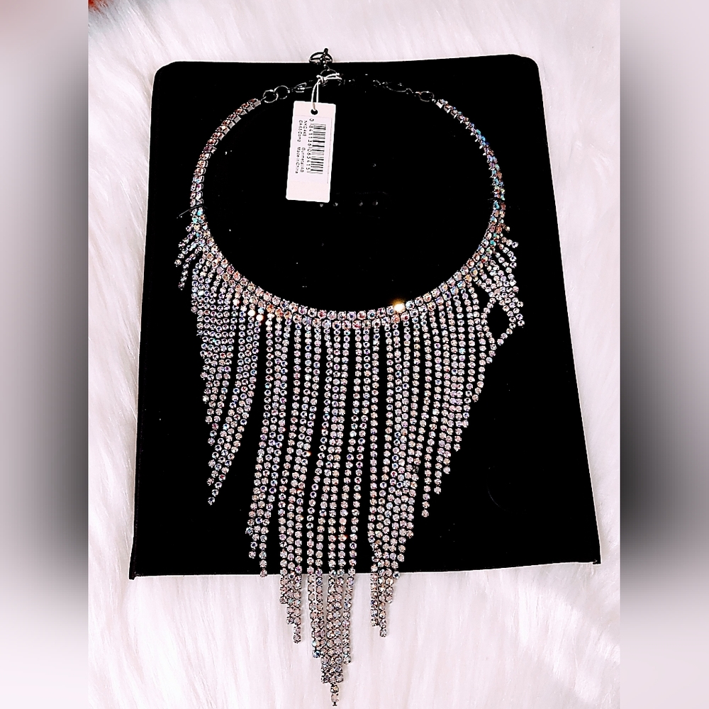 New Karen Choker Rhinestone - Picture 3 of 9